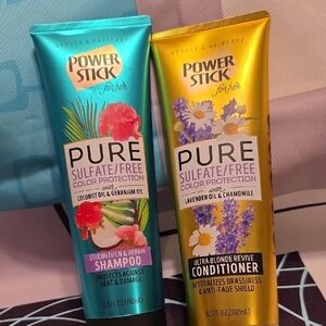 Power Stick For Her ,Pure, Sulfate-Free Shampoo & Conditioner Combo. 6.5 Oz. New